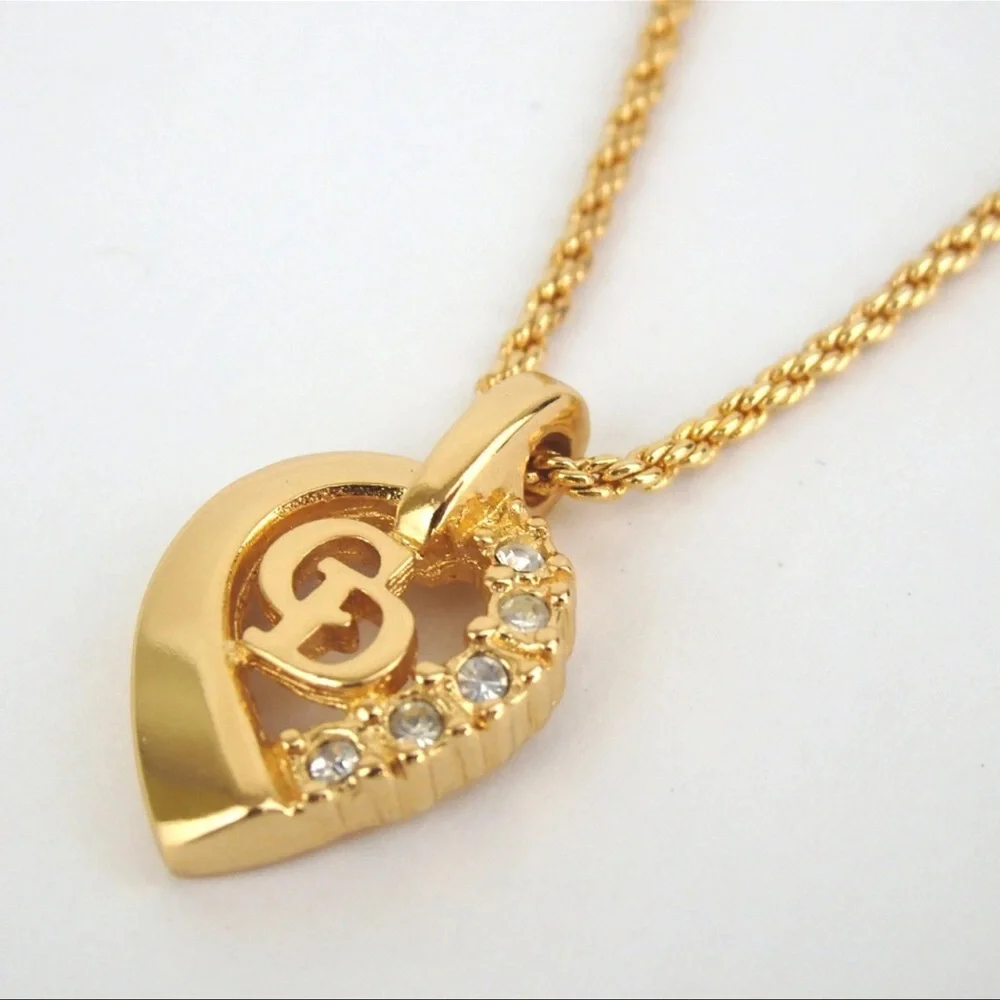 ❌SOLD❌ EUC Authentic Christian Dior Necklace with Rhinestone - Picture 1 of 6